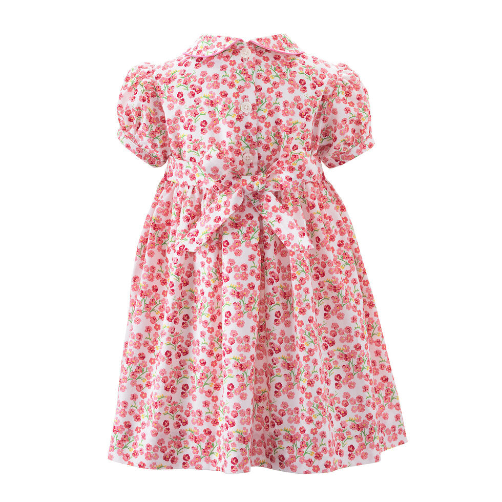 Forget Me Not Smocked Dress & Bloomers, Pink