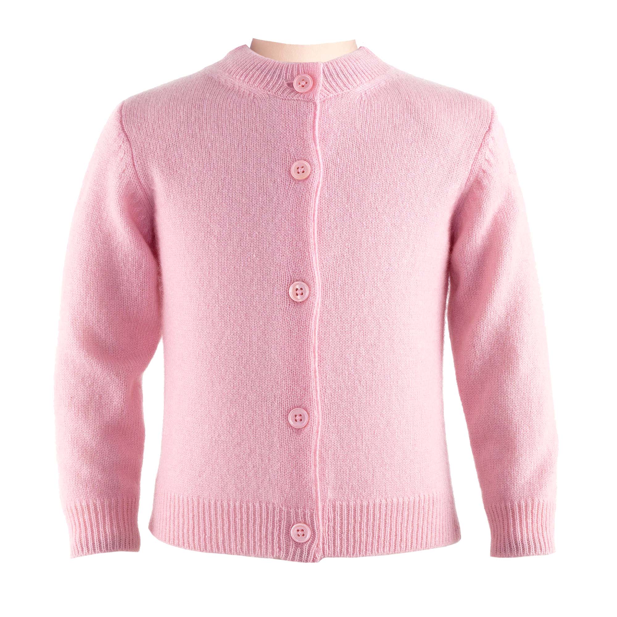 Pink Cashmere Cardigan, Baby Sizes