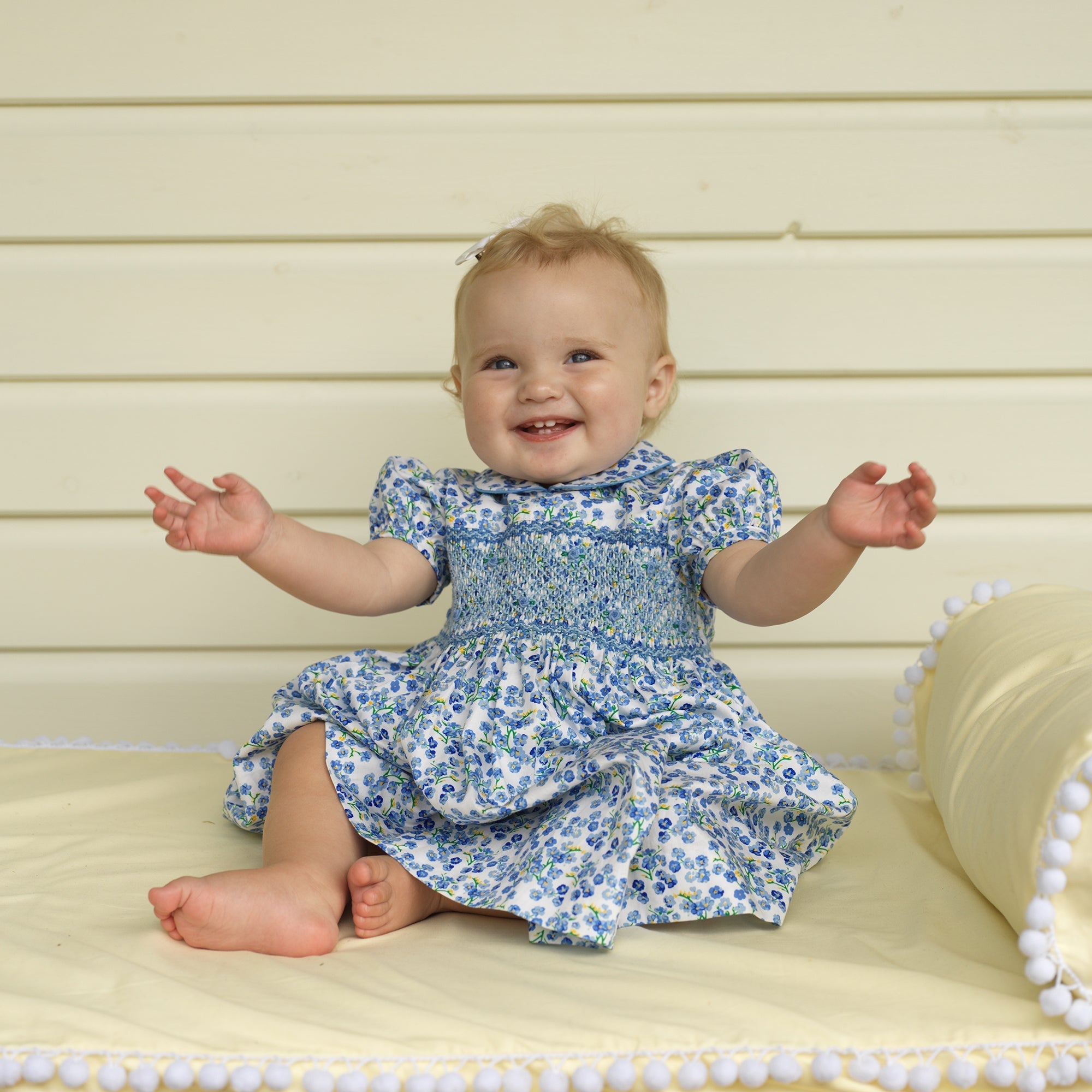 Forget Me Not Smocked Dress & Bloomers