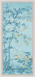 Rococo Gold & Blue Panel 1 Wall Art